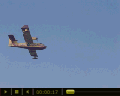 passage d'un Canadair en vido